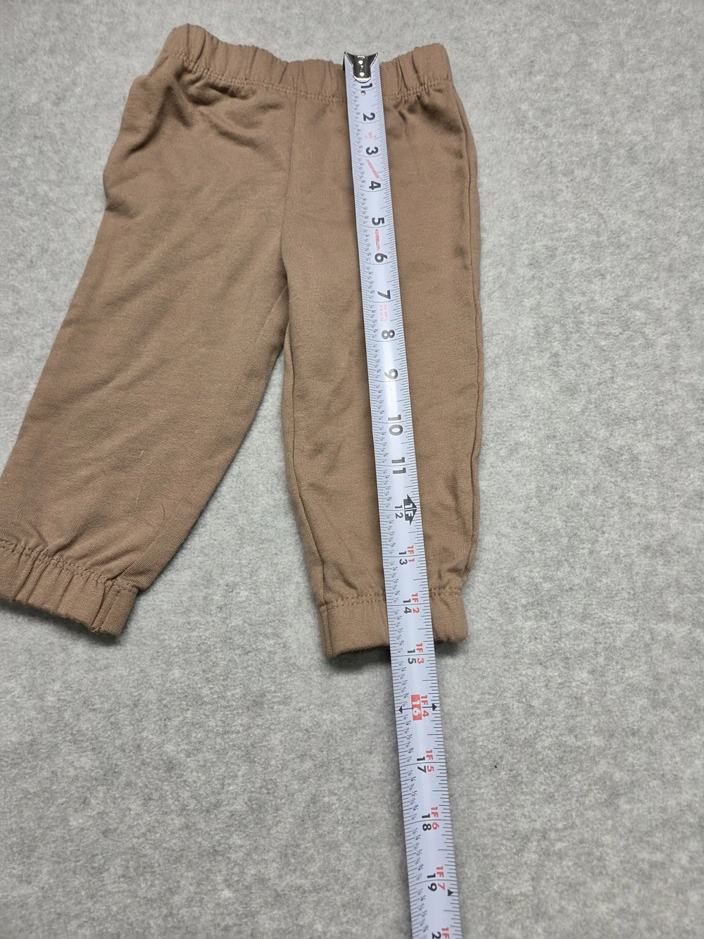 0220 Carter's Toddler Brown Elastic Cuff Joggers